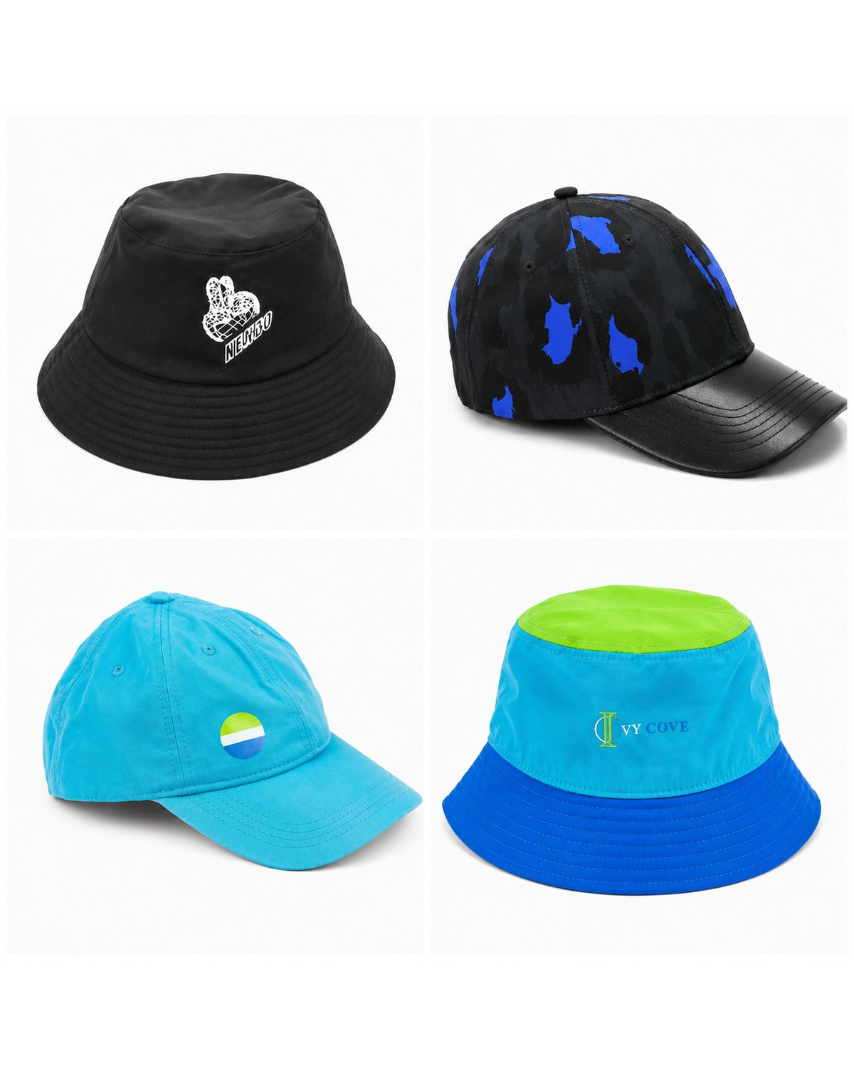 Bucket hats and caps in nylon, canvas and leather produced by Superior